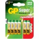 Батарейки в Гомеле GP Super LR03-24A 6BP (4+2) 