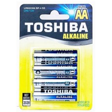 Батарейки в Гомеле алкалиновые TOSHIBA Alkaline LR6 4BP 