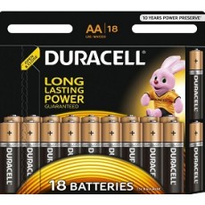 Батарейки в Гомеле DURACELL AA LR6 MN1500 Alkaline 18шт